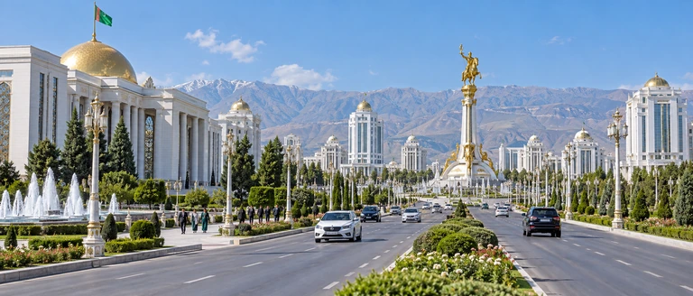 City scene: Ashgabat