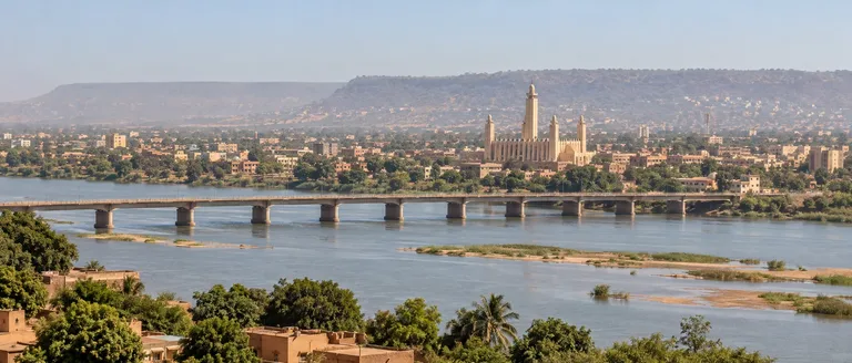 City scene: Bamako