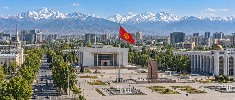 City scene: Bishkek