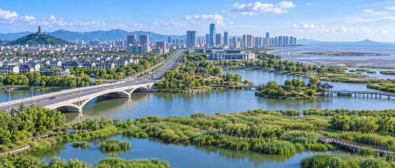 City scene: Cixi City