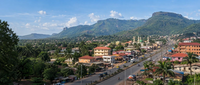 City scene: Coyah