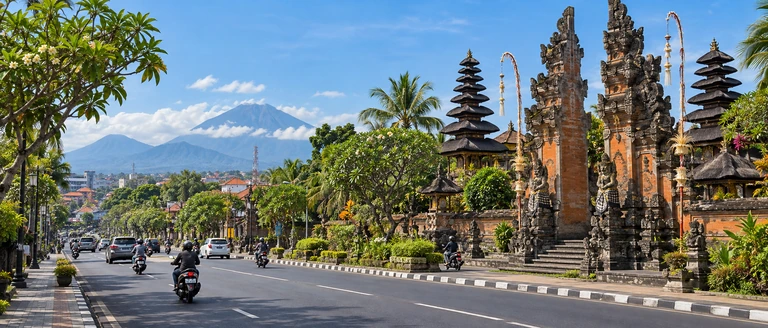 City scene: Denpasar