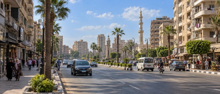 City scene: Al Mahallah al Kubra