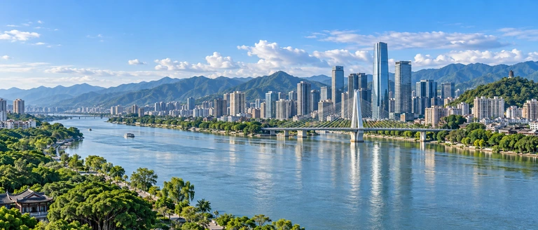 City scene: Fuzhou