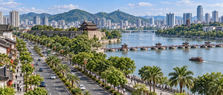 City scene: Ganzhou