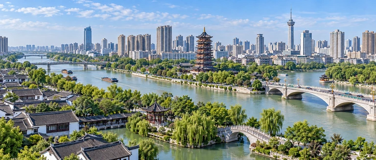 City scene: Huaiyin District