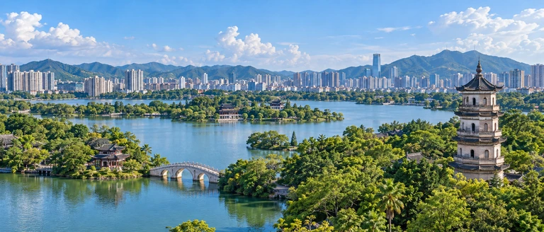 City scene: Huizhou