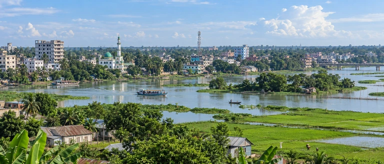 City scene: Kishoreganj District