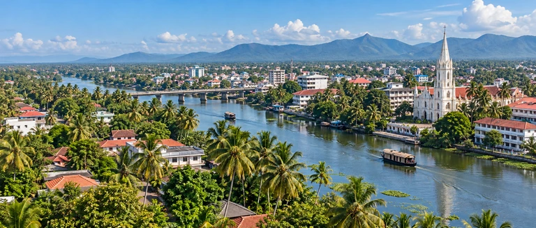 City scene: Kottayam