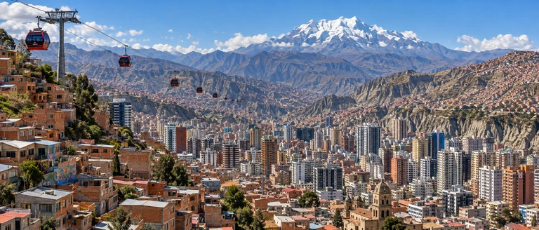 City scene: La Paz