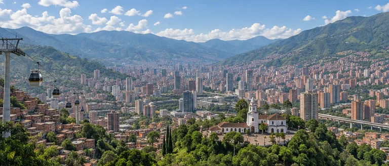 City scene: Medellín