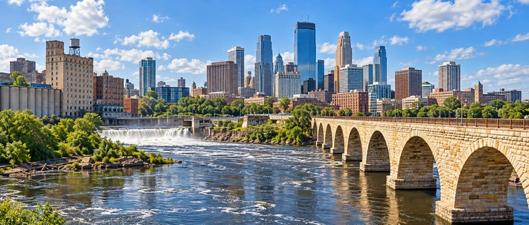 City scene: Minneapolis–Saint Paul