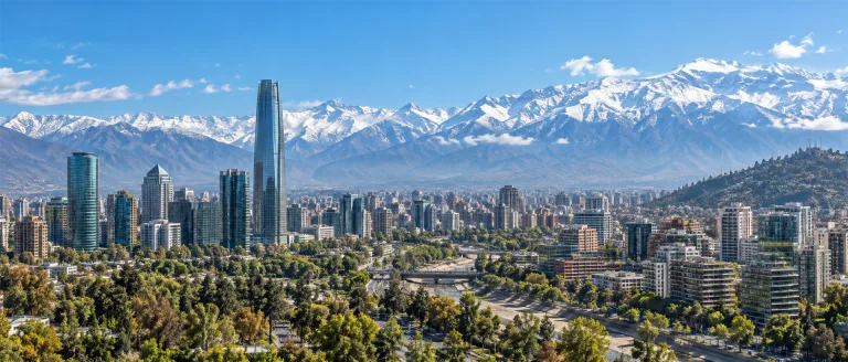 City scene: Santiago