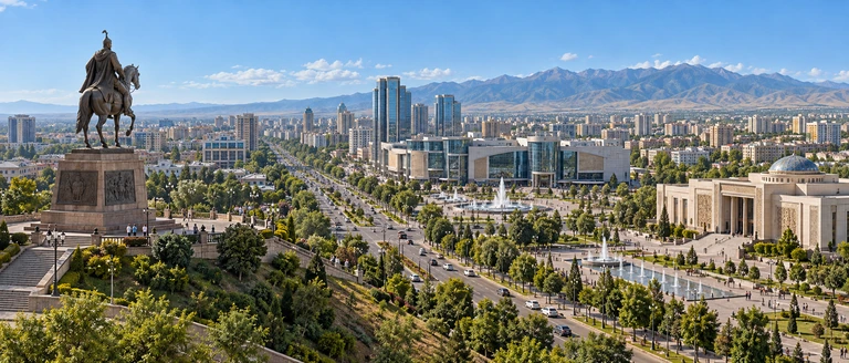 City scene: Shymkent