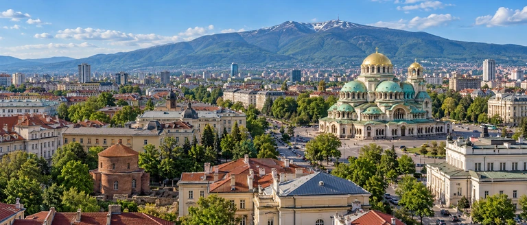 City scene: Sofia
