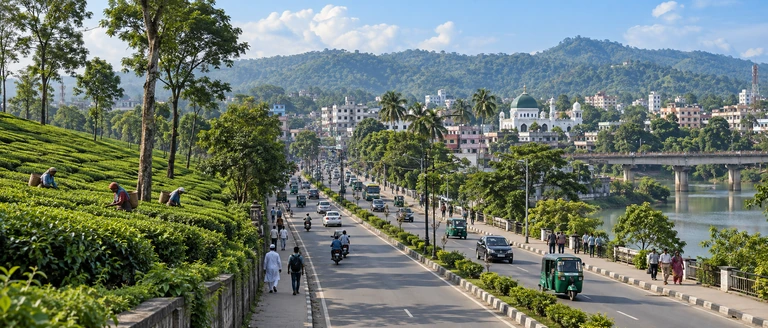 City scene: Sylhet
