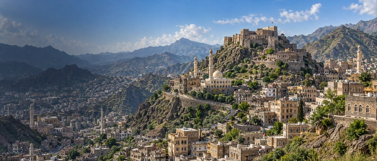 City scene: Ta'izz