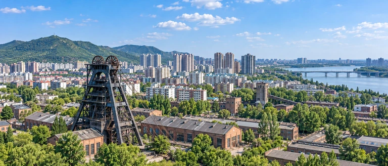 City scene: Tianjia'an