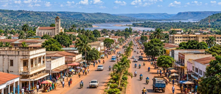 City scene: Tshikapa