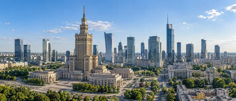 City scene: Warsaw