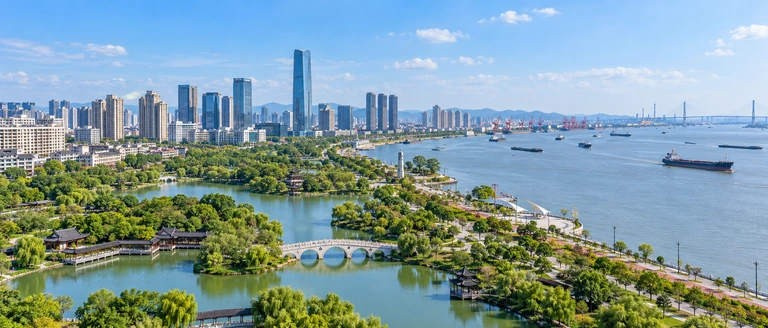 City scene: Shazhou