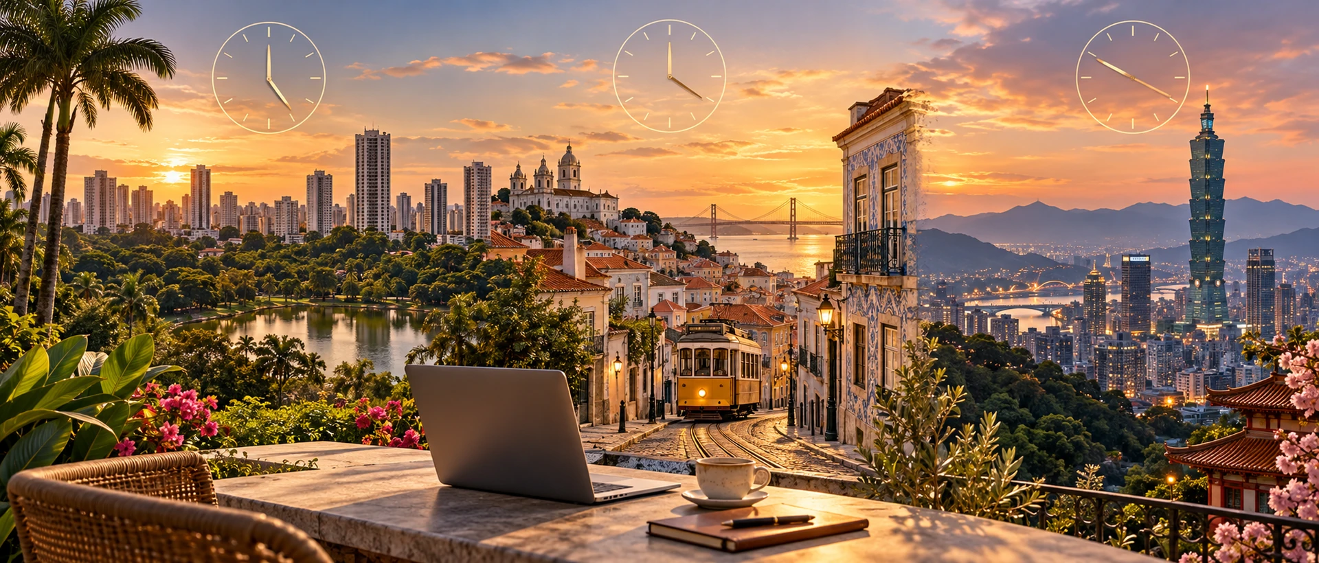Video meetings across Goiânia, Lisbon, and Taipei: prevent wrong-date invitations — CityTimeDate