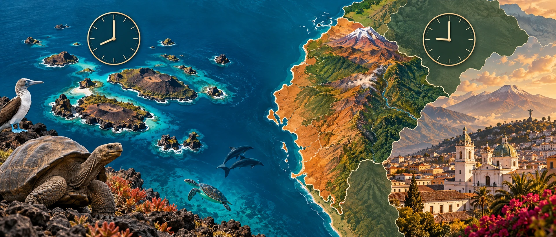 Guayaquil local time: mainland Ecuador and the Galápagos time zones — CityTimeDate