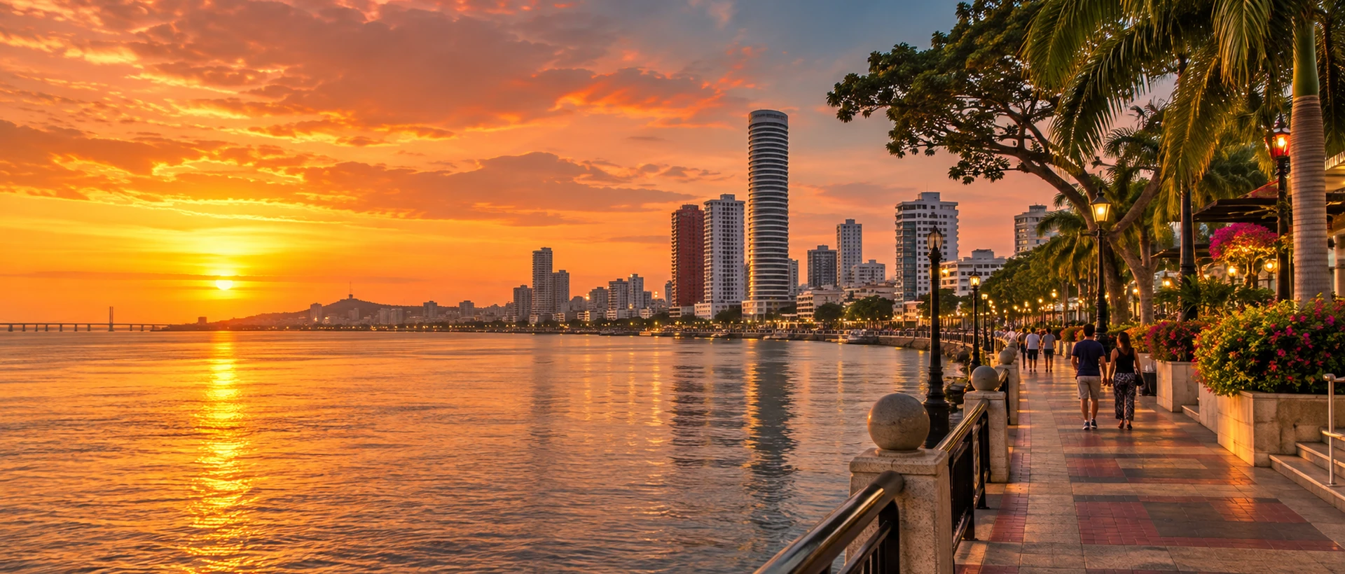 Guayaquil sunrise and sunset: choosing a time for a riverfront walk — CityTimeDate
