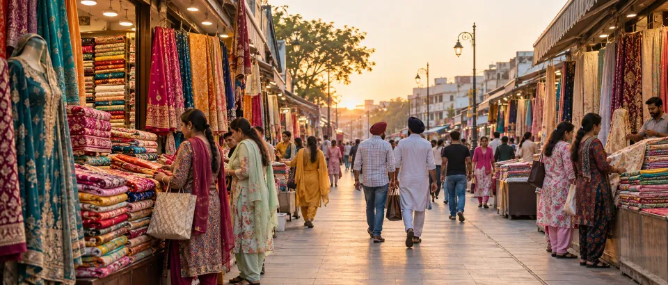 How to shop on foot in Ludhiana’s fabric district: organize shop addresses and meeting points — CityTimeDate