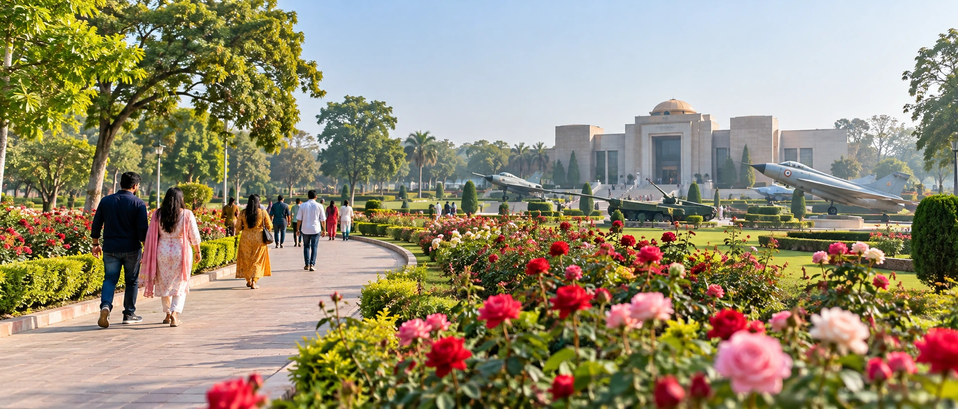 How to plan a route to Ludhiana Rose Garden and the War Museum: a landmark itinerary by area — CityTimeDate