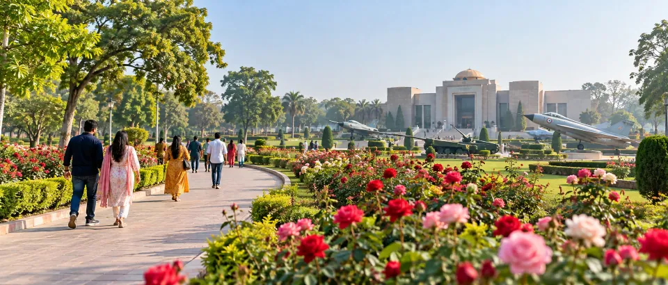 How to plan a route to Ludhiana Rose Garden and the War Museum: a landmark itinerary by area — CityTimeDate