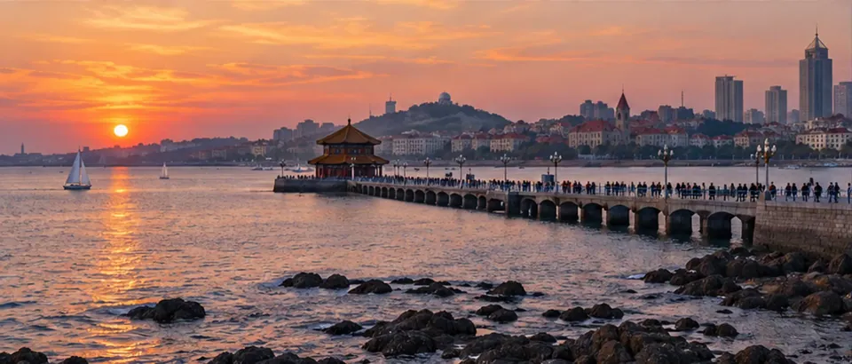 Qingdao Jiaodong Airport to the city: choosing between the Old Town, May Fourth Square, and Qingdao North Station — CityTimeDate