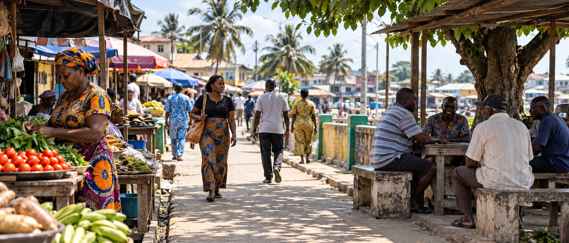 Short walks around Warri Market: identifying meeting points and coordinating pickups — CityTimeDate