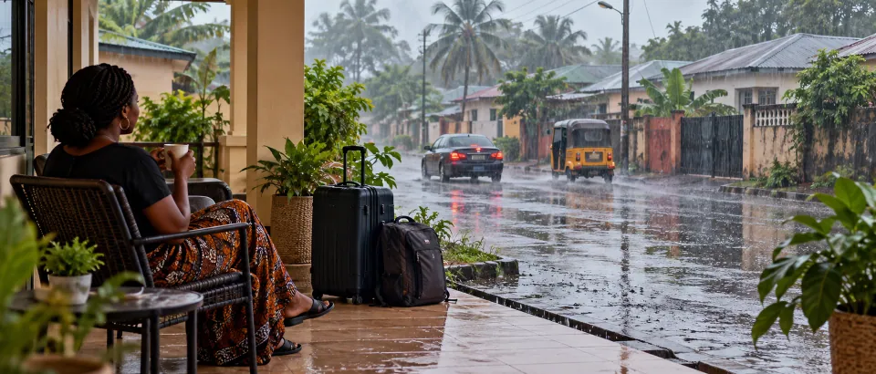 How to change your itinerary during heavy rain in Warri: shorten outdoor travel and plan indoor waiting — CityTimeDate