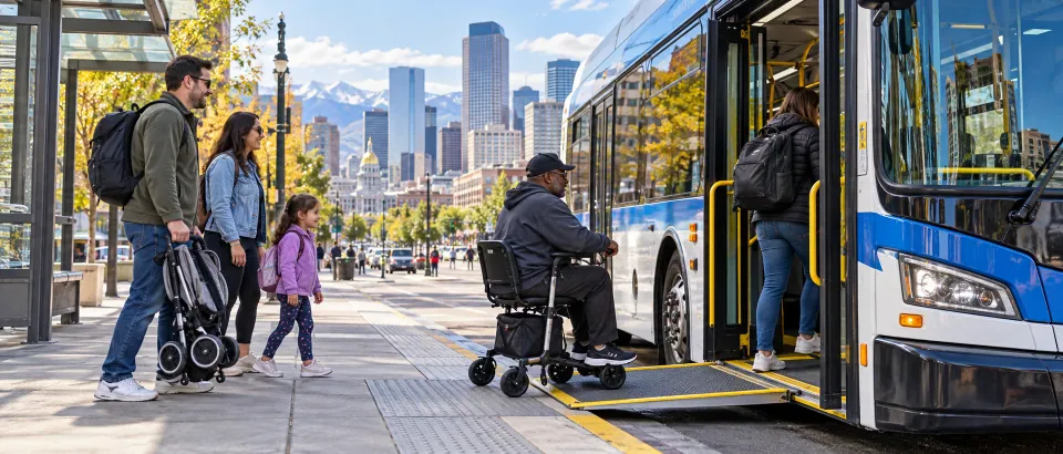 What to Know About Taking a Stroller on Transit in Denver: Check Station Elevators and Boarding Space — CityTimeDate